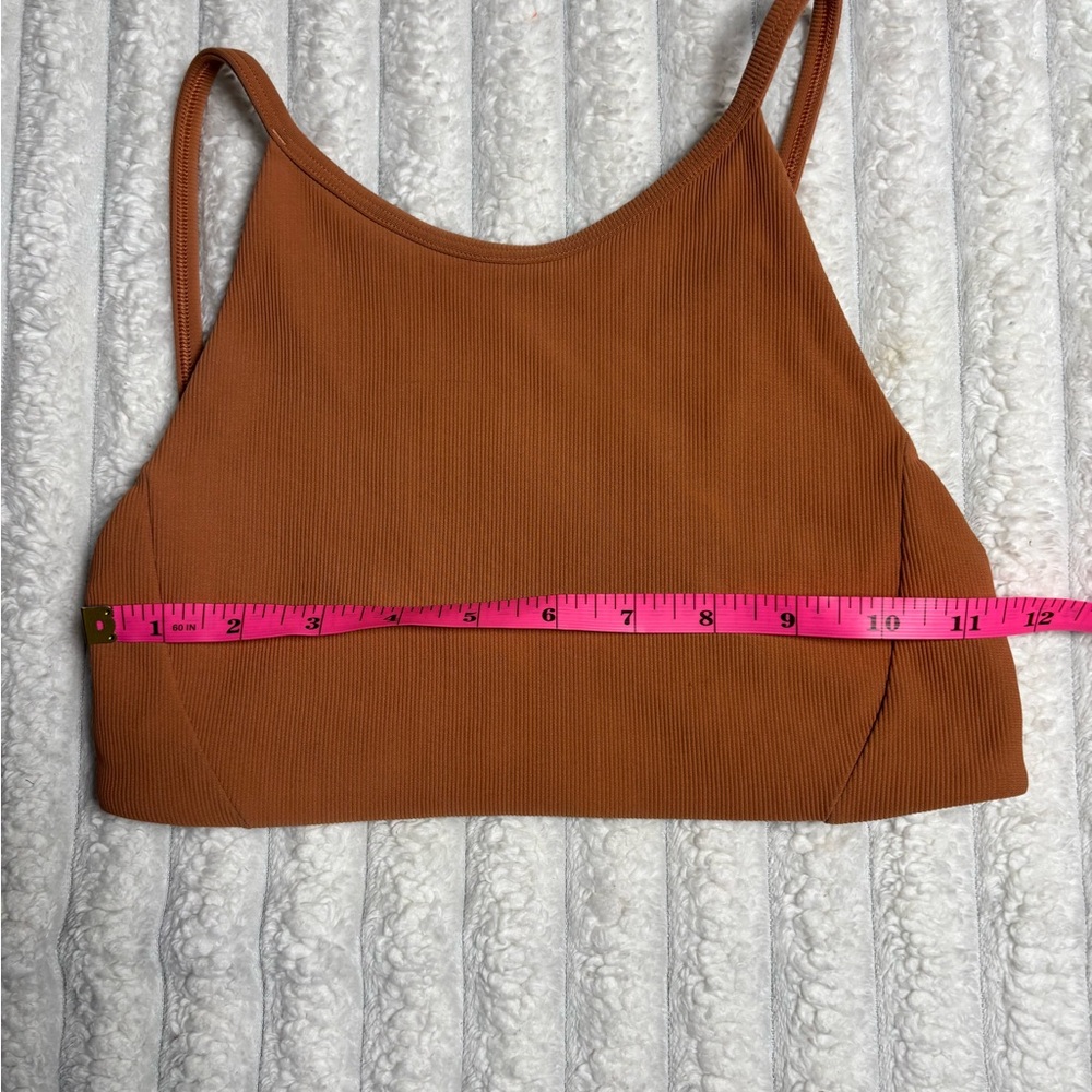 Lululemon orange inner glow Ribbed Tank Top - Picture 6 of 8